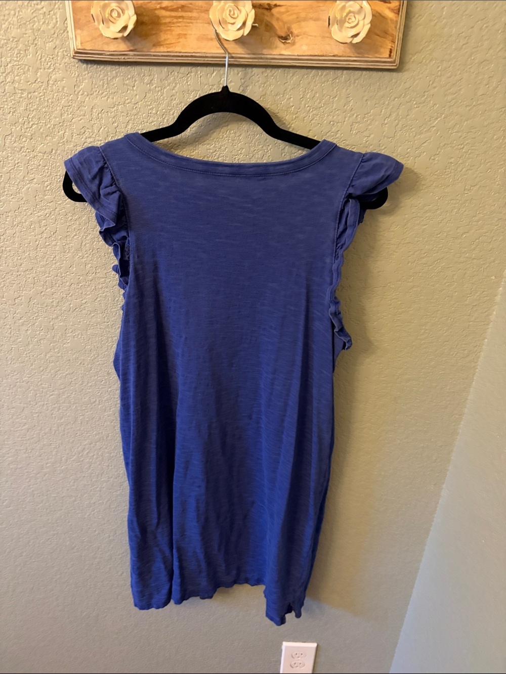 Universal Thread Blue Ruffle Sleeve Dress - Picture 4 of 4